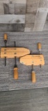 JORGENSEN & CRAFTSMAN WOODEN VICE CLAMPS