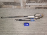 KOBALT SHOVEL, WIRE CUTTERS, & DRILL BITS