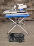 KOBALT CORDED WET SLIDING TABLE TILE SAW W/ STAND