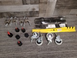 CASTER WHEELS, CLAMPS, MOWER BLADES & MORE