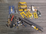 DRILL BITS, SCREW DRIVER BITS, PLUMB BOB & MORE