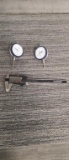 HUSKY FRACTIONAL CALIPER & MITUTOYO DIAL INDICATOR
