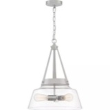QUOIZEL LIGHING ABBOT 3-BULB PENDANT LIGHT FIXTURE