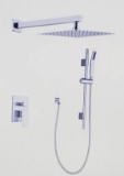 RAIN SHOWER HEAD AND HAND SHOWER SYSTEM