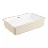 RECTANGULAR PORCELAIN UNDERMOUNT BATHROOM SINK