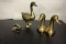 BRASS GOOSE BOOKENDS & MORE