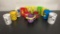 VTG PLASTIC CUPS: PILLSBURY FUNNY FACE, DISNEY +