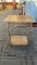 ANTIQUE BARLEY TWIST SPINDLE LEG TABLE