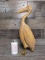 PELICAN STATUE WITH BRASS LEGS