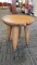 BURLWOOD STUMP TABLE/STOOL