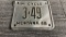 1966 MONTANA MOTORCYCLE LICENSE PLATE