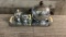 1940s CHASE GAIETY CHROME CREAMER & SUGAR & MORE
