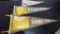 3) VTG PENNANT FLAGS: COLORADO SOUVENIR FELT FLAGS