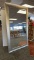 LARGE CRACKLE FRAME BEVELED WALL MIRROR