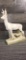 VTG HAND PAINTED STANDING ROEBUCK CERAMIC FIGURINE