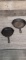 2) GRISWOLD CAST IRON SKILLETS: NO. 5 & NO. 8