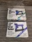 2) CENTRAL PNEUMATIC 18 GAUGE AIR STAPLER & NAILER