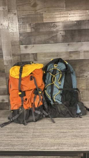 2) MOUNTAINSMITH HIKING BACKPACKS