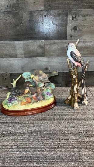 PORCELAIN BIRD FIGURINES