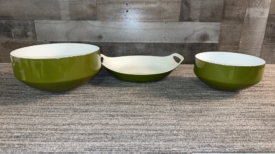 MCM COPCO MICHAEL LAX  MIXING BOWLS & BAKING DISH