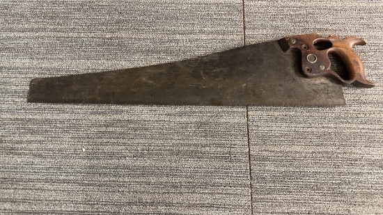 ANTIQUE HENRY DISSTON & SONS D8 HANDSAW