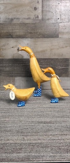 WOOD DUCK FAMILY WITH POLKA DOT BOOTIES