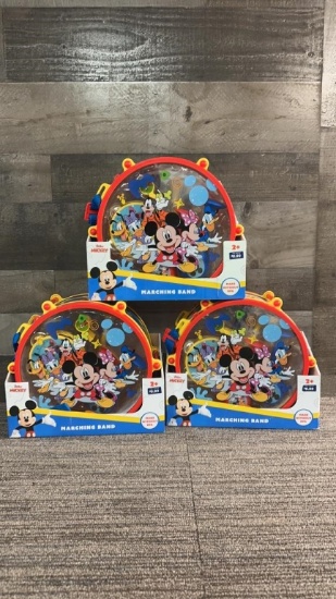 3) DISNEY MICKEY MOUSE FUNHOUSE MARCHING BAND