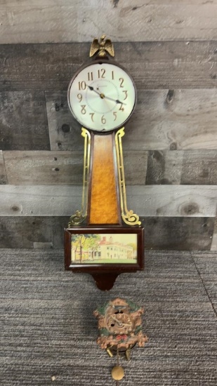 AUGUST C. KEEBLER CO MINI CUCKOO CLOCK & SESSIONS
