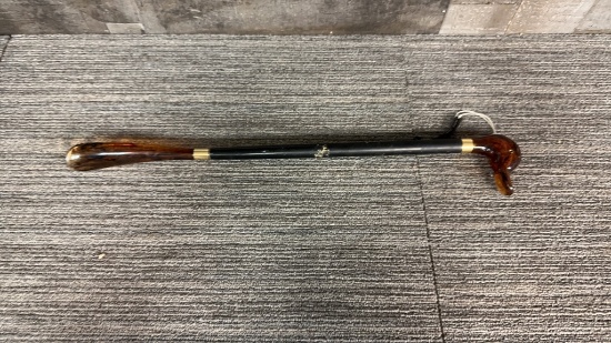AMBER DUCK HEAD SHOE HORN