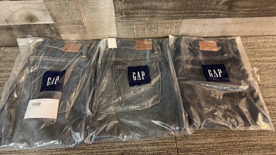 3) 30x34"  GAP JEANS