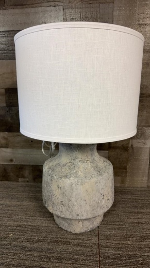 CERAMIC GREY "CONCRETE" TABLE LAMP
