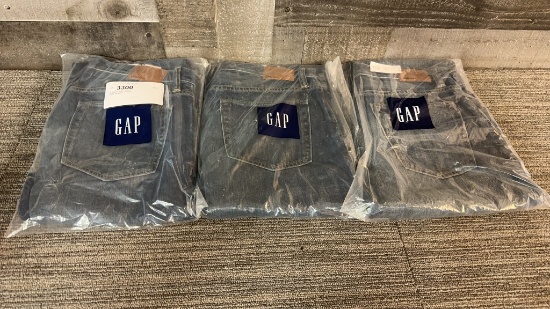 3) 30x34"  GAP JEANS