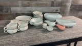 VTG RUSSELL WRIGHT GREY STEUBENVILLE 35PC DISH SET