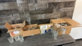 41) HAZEL ATLAS CLEAR PRESSED GLASSES