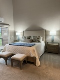UPHOLSTERED KING BED