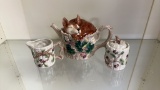 1990 FITZ & FLOYD RENARD FOX & WILD BERRIES