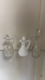 CRYSTAL & GLASS CRUET DECANTERS
