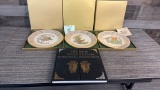 LENOX BIRD PLATES & BIOGRAPY OF A BROADWAY BOOK