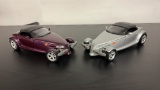 2) ANSON PLYMOUTH PROWLER DIECAST MODEL CARS