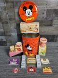 VTG ICE CREAM CONTAINERS, SODA LABELS, & MORE