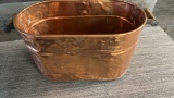ANTIQUE REVERE COPPER BOILER WASH TUB
