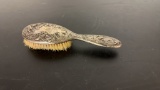 STERLING SILVER HOLLOW HANDLE HAIRBRUSH