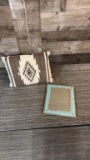 SOUTHWESTERN THROW PILLOW AND PHOTO FRAME
