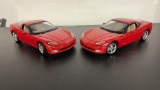 2) HOTWHEELS  2003 C6 CORVETTE DIECAST