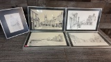 KILWINNING SCOTLAND LITHOGRAPH SKETCHES