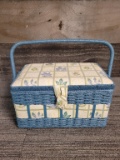 SEWING BASKET WITH SUPPLIES