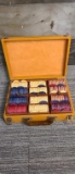 VTG POKER CHIP TRAVEL CASE