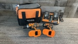 RIGID CORDLESS DRILL & IMPACT DRILL WITH BATTERIES