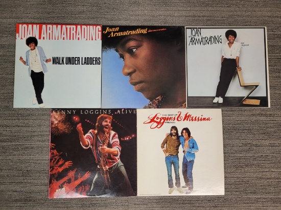 VINYL RECORDS: KENNY LOGGINS & JOAN ARMATRADING