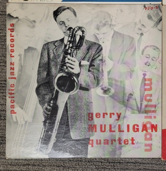 10" VINYL RECORD: THE GERRY MULLIGAN QUARTET